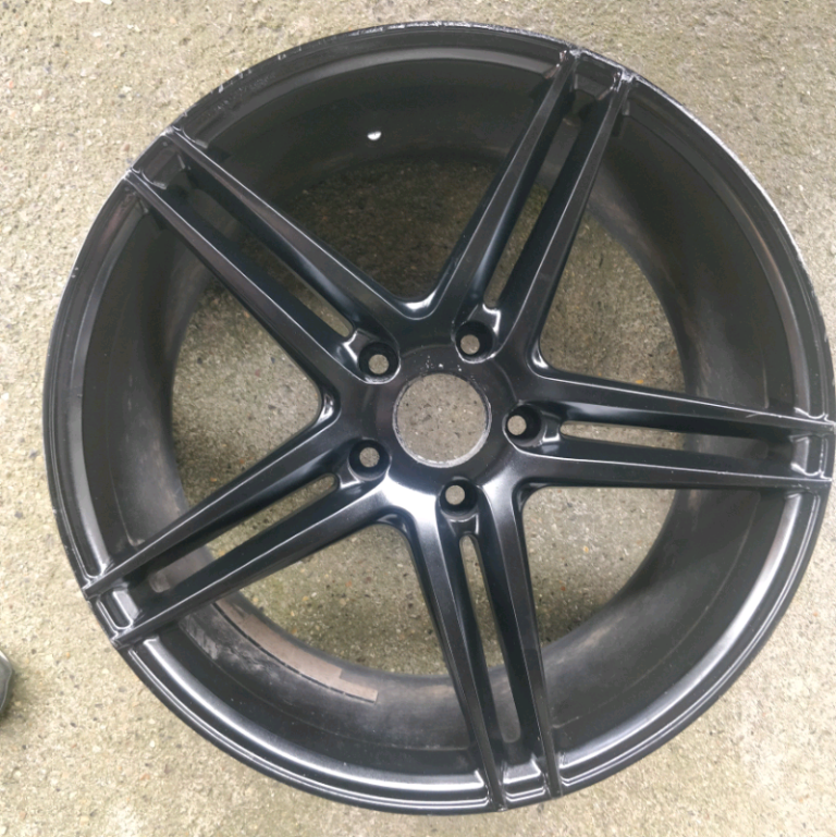 TESLA MODEL 3 & Y, FORD MUSTANG, LEXUS, HONDA NISSAN 9.5JX19 SPARE ALLOY WHEEL GLOSS BLACK