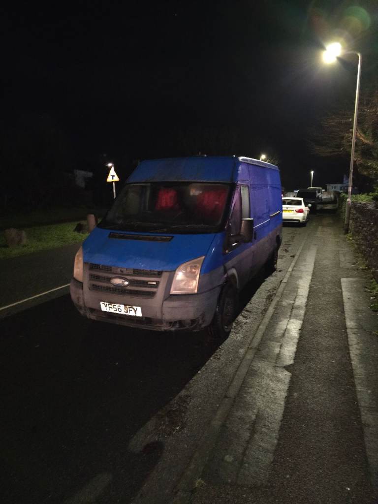 FORD TRANSIT, MANUAL, DIESEL, BLUE