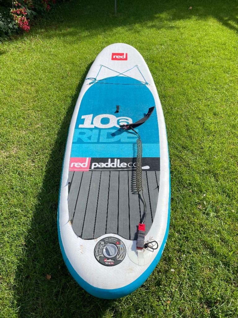 RED 10”6 paddle board/ carbon paddle