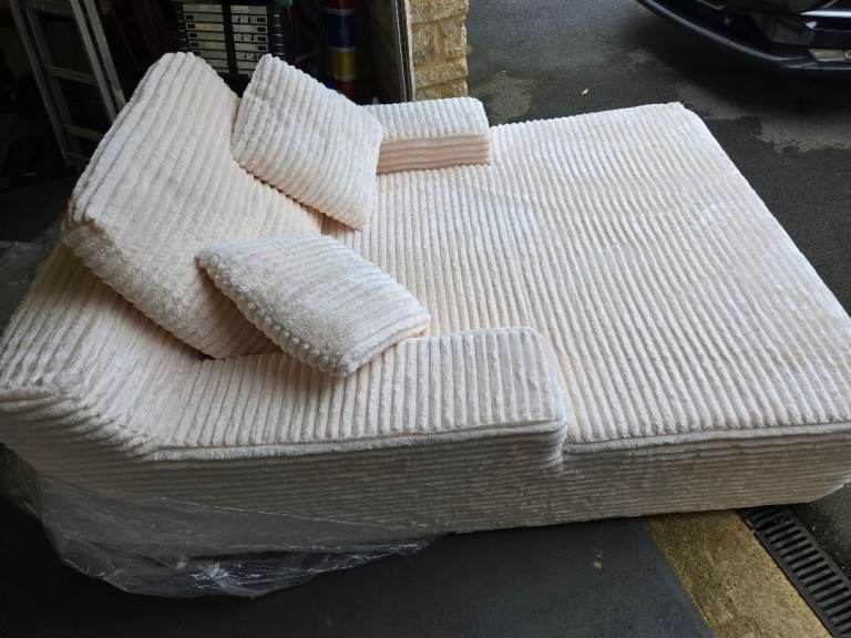 Boneless Couch Modern Cord Floor Sofa with Sleep Function 