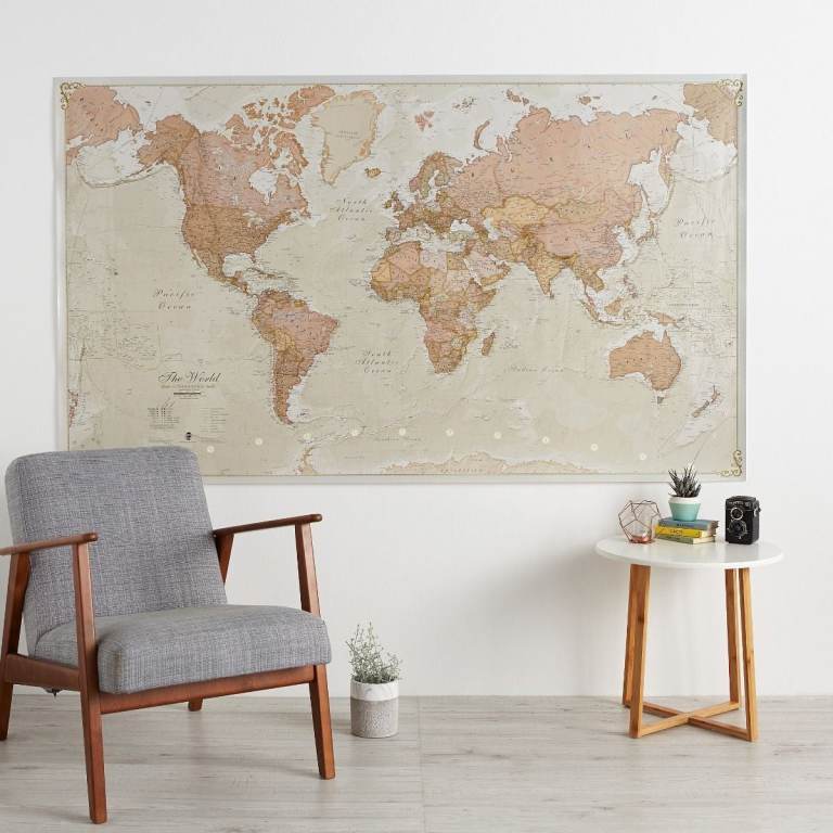 Large Vintage Map - RESERVED 