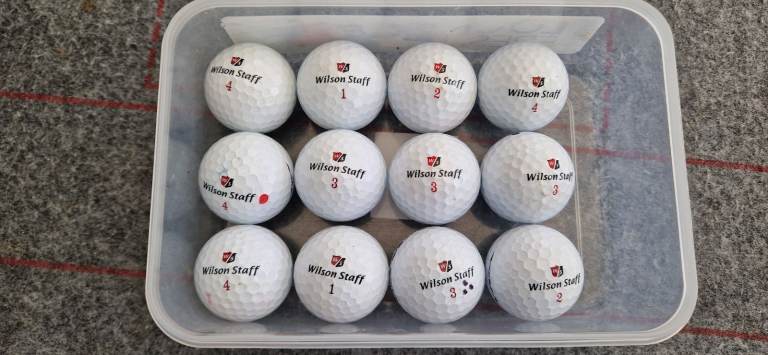 Wilson Staff Golf Balls £5 for 12