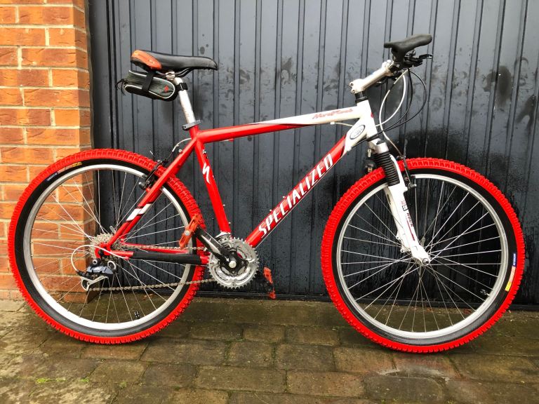 Specialized hardrock rock hopper mountain bike rock shox retro vintage bicycle collectible men’s 