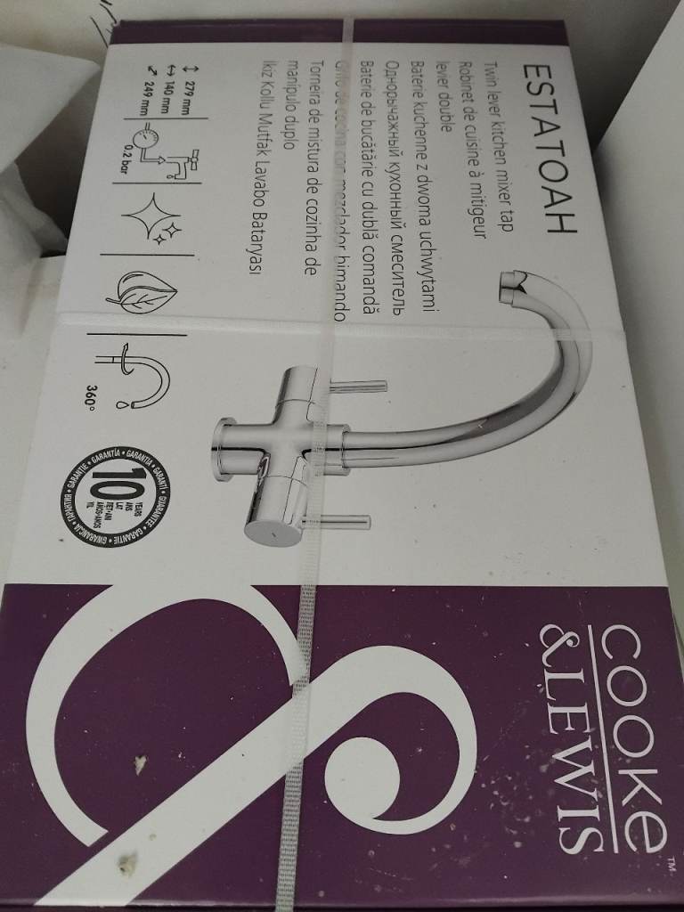 Brand new cooke and lewis kitchen mixer tap. Can deliver if local