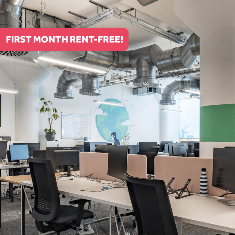 Fully Customisable Offices With On-Site Gym & Café for SMEs