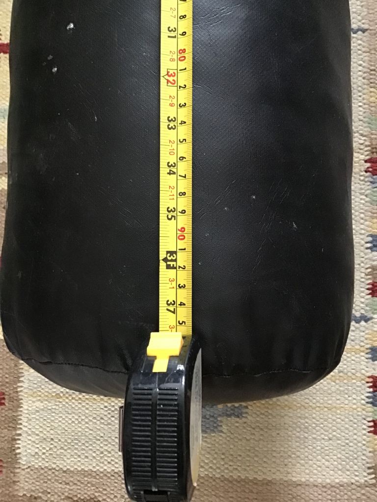 MIGHTYMAST LEISURE Punch Bag – Black, Good Condition, 95cm Length