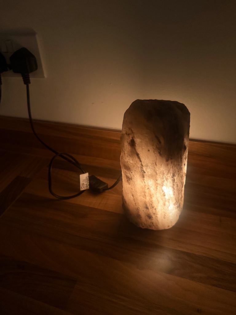 Grey Salt Lamp