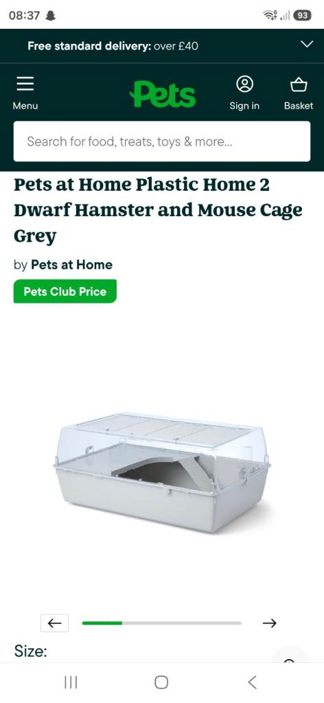 Hamster/Mouse Cage & Accessories 