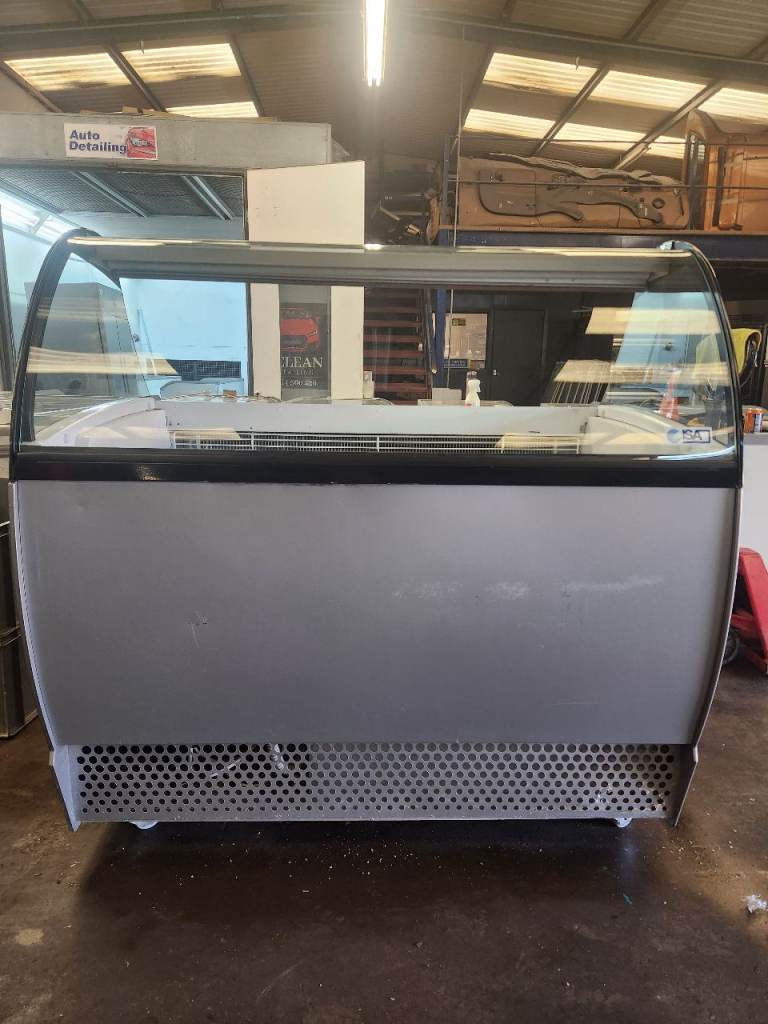 🍦ISA Gelato Display Freezer 1.88m – Ice Cream / Dessert Counter🍦