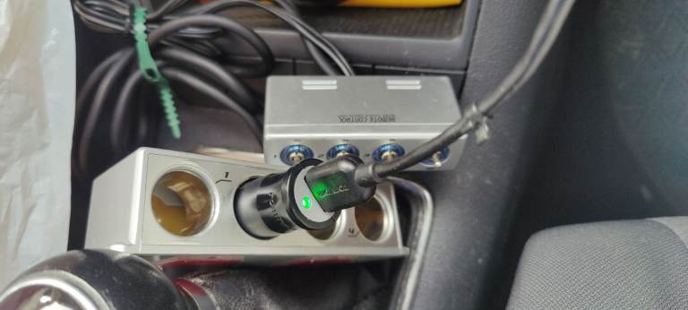 4-Socket Car Cigarette Lighter Splitter