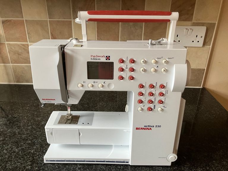 Bernina Activa 230 Computerised Sewing Machine with Extension Table and accessories