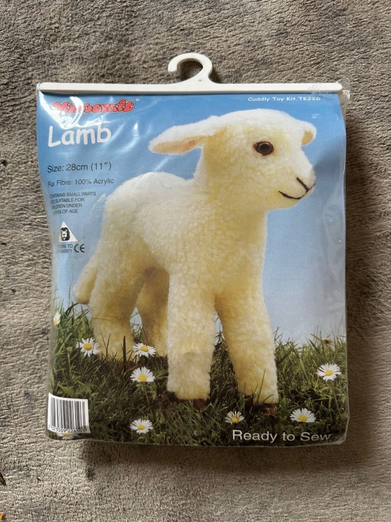 Ready to Sew Lamb Toy Kit – New and Unopened