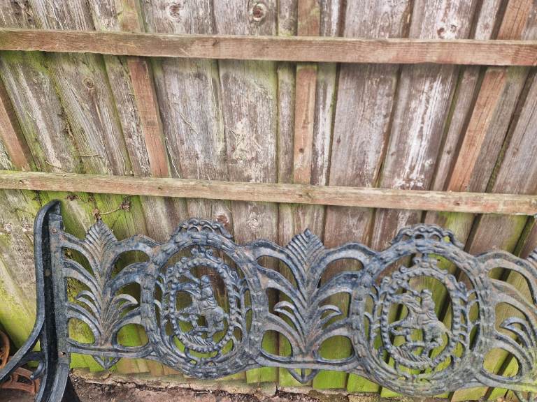 Vintage Cast iron bech