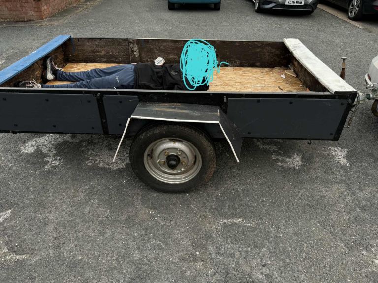 Two car trailers