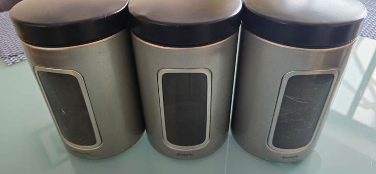 Brabantia Canisters - Set of 3.