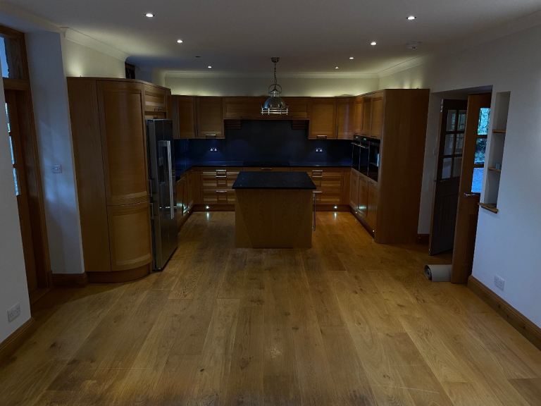 image for Stoneham Strata Light Oak Kitchen Granite worktops