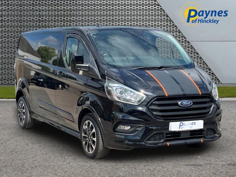 2021 Ford Transit Custom SPORT 320LWB L2 H1 2.0L 185PS AUTO Agate Black LOW MLS