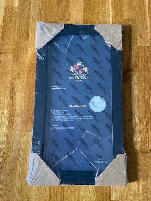 Black wood picture / photo frame 16” x 8” / 40.6cm x 20.8cm brand new