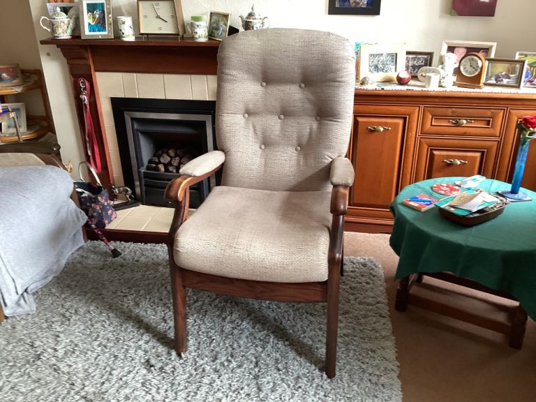 High back Fireside Chair
