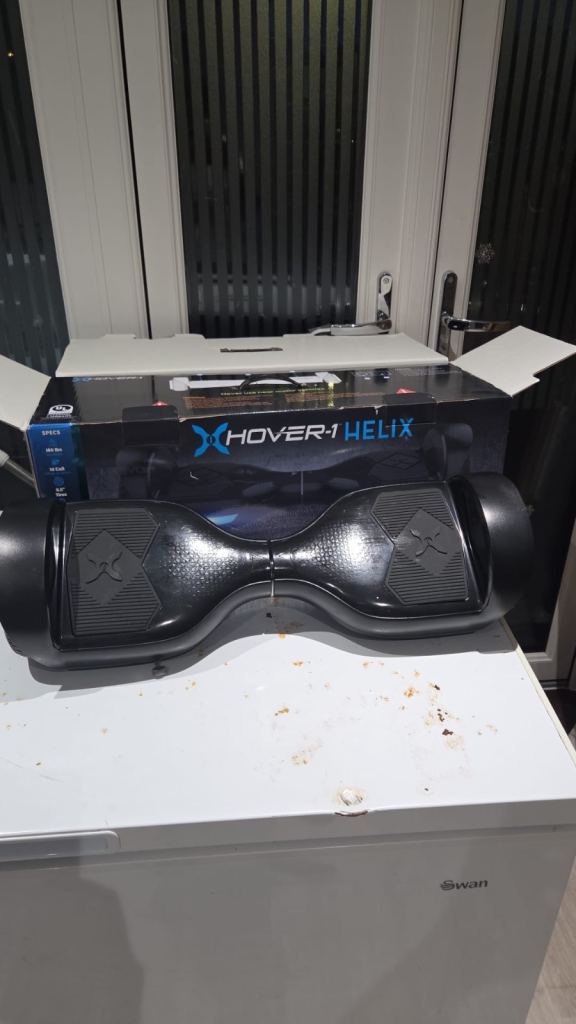 Hover-1 Helix Electric Scooter/Hoverboard - Black, Good Condition