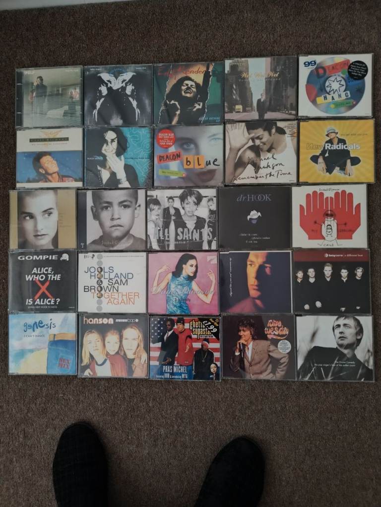 25 CD singles for £5