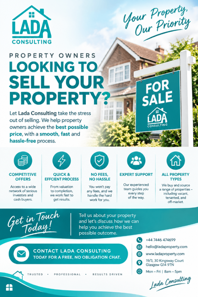 Are you looking to Sell your Property? Let's do it the LADA Way!