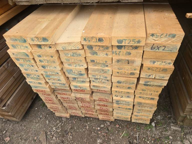 Timber yard materials 