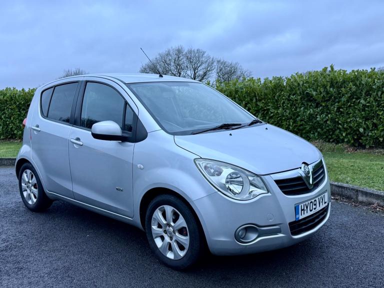 2009 VAUXHALL AGILA 1.2 16V DESIGN 5DR SUPERMINI BASED ON SUZUKI SPLASH SILVER 