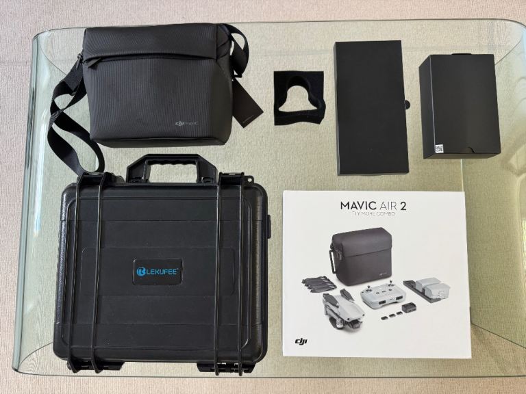 +++ DJI MAVIC AIR 2 COMBO, WITH MANY EXTRAS. EXCELLENT CONDITION +++