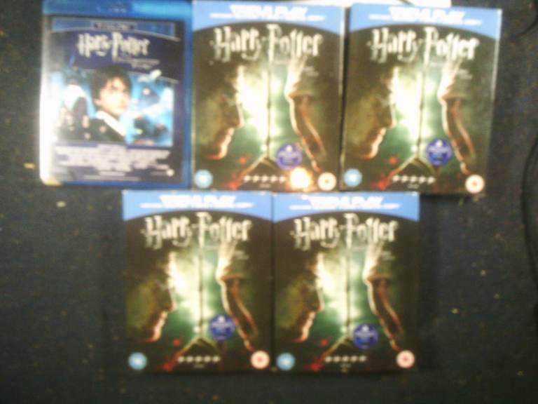 6x HARRY POTTER TRIPLE PLAY BLU RAYS BUNDLE NICE CLEAN DISCS £2.50 EACH  PICKUP OR POST ?