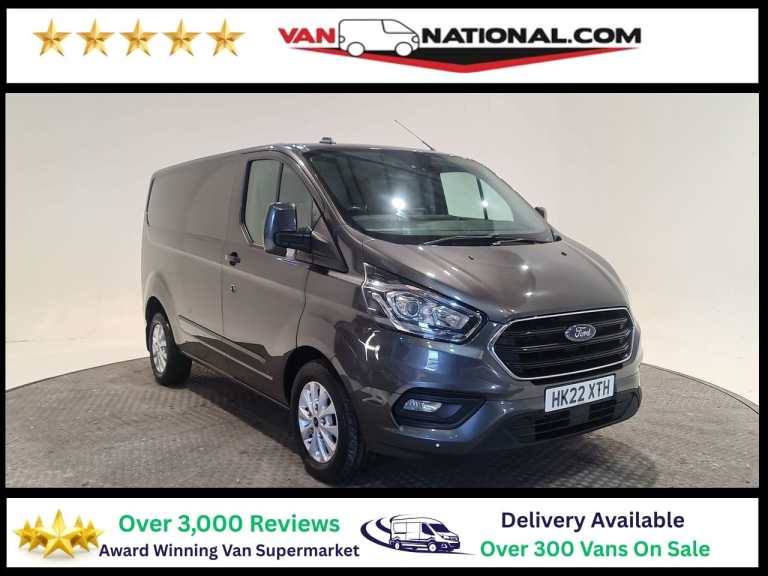 2022 Ford Transit Custom 2.0 EcoBlue 130ps Low Roof Limited Van PANEL VAN DIESEL Manual