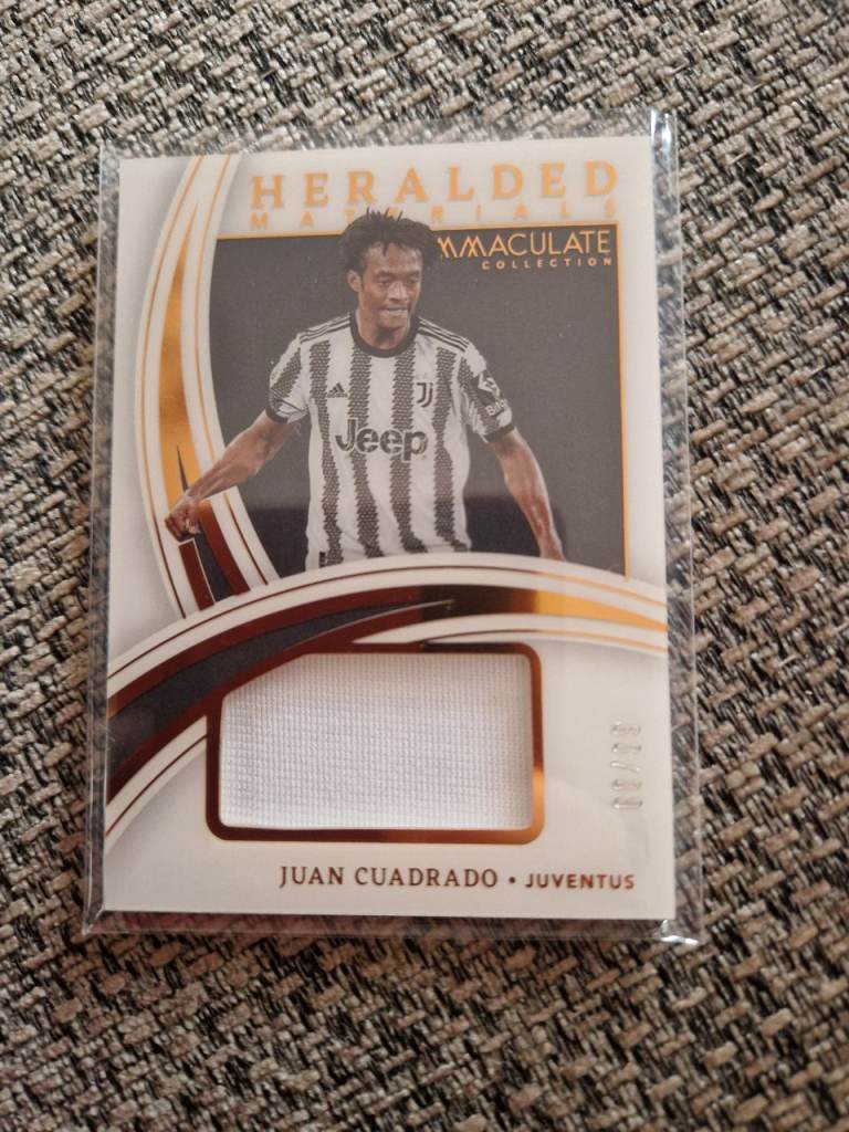 Juan Cuadrado Juventus Heralded Immaculate Collection Card