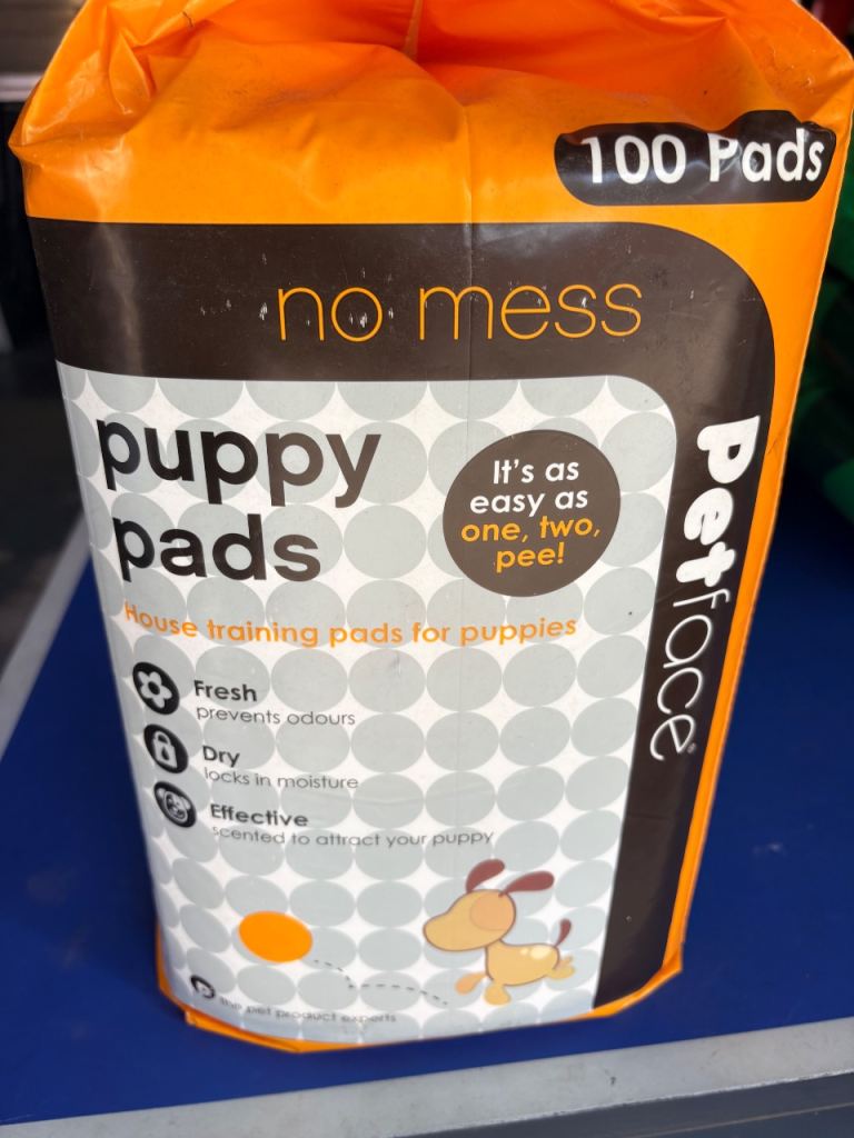 100 puppy pads - 60cm x 60cm
