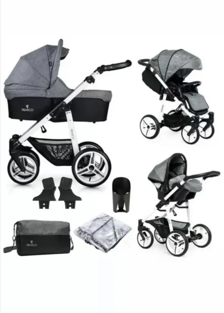 Venicci Soft Vento 3 in 1 Travel System Denim