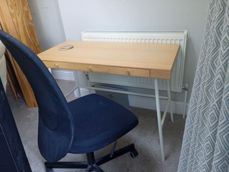 IKEA Lillasen desk + IKEA Flinta chair