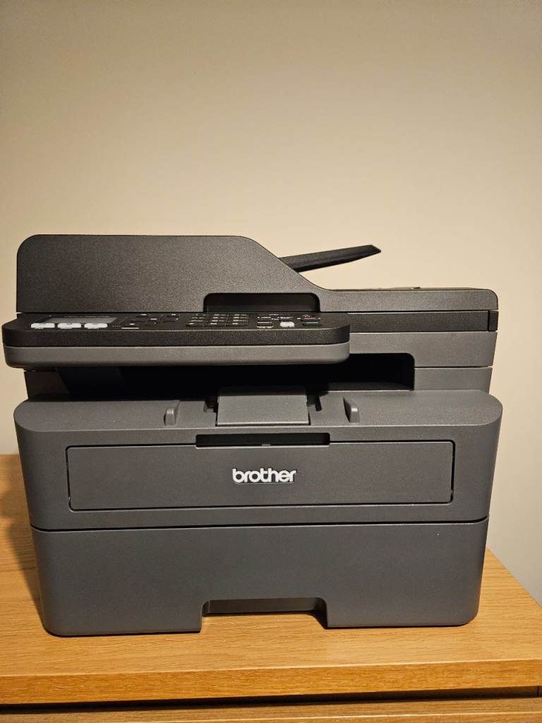 Hardly used Mono Laser Printer & Scanner - Brother