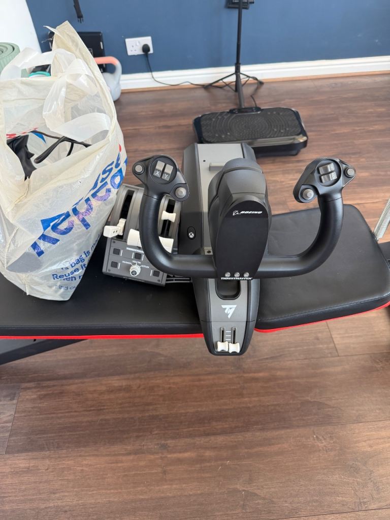 Thrustmaster Flight Stick and Pedals – Good Condition