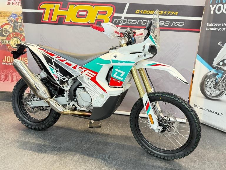 KOVE RALLY 450 2026 BRAND NEW 5+TOP SPEC ADVENTURE BIKE IN STOCK NOW £8500 