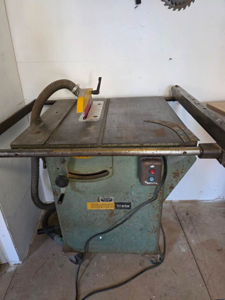 Startrite tilt arbor shop table saw 
