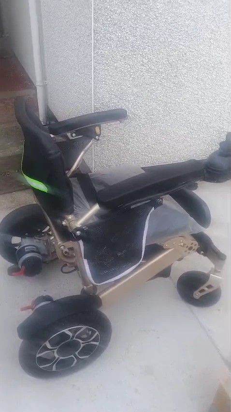 ELECTRIC FOLDING WHEELCHAIR, USED ONCE IMMACULATE CONDITION | in Bedwas ...