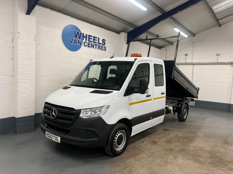 2022 Mercedes-Benz Sprinter 3.5t Progressive Crew Cab Tipper CHASSIS CAB DIESEL Manual