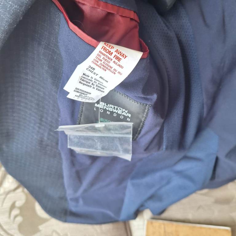3 pieces navy suit