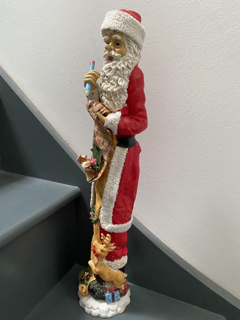 Tall Santa decoration