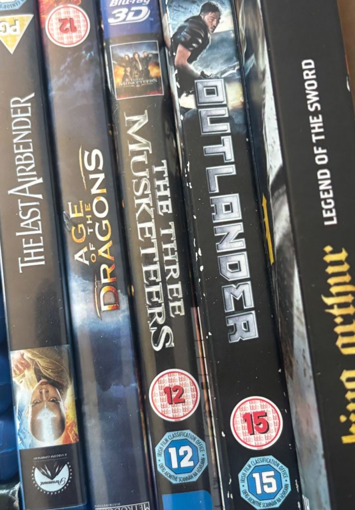Selection of Blu-ray and DVD Films – Various Genres, Good Condition
