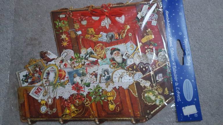 Christmas Advent Calendar - vintage style