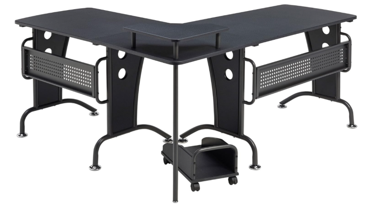 Large Corner L-Shaped Computer and Gaming Desk Table