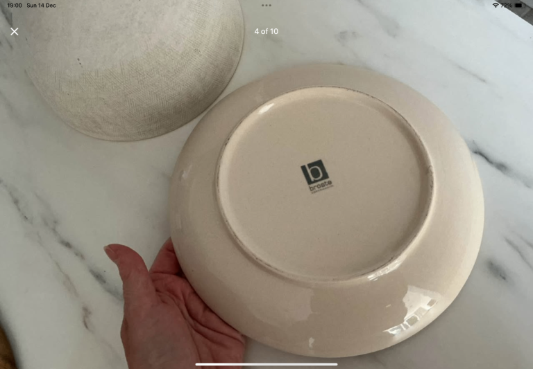 BROSTE Copenhagen Kitchen Storage Stoneware Dome