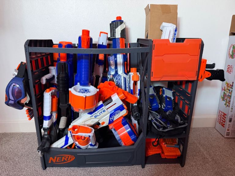Nerf Gun Set and Storage, £45.00 for Sale in Sunderland, Tyne and Wear ...