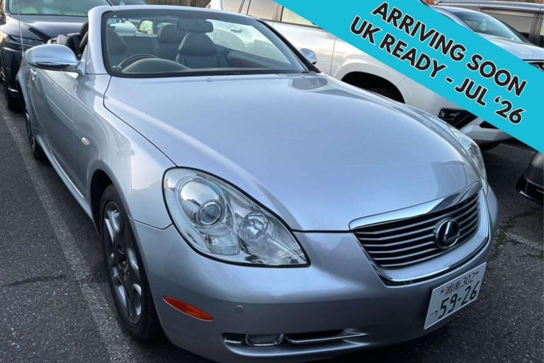 2007 Lexus SC 430 UZZ40 4.3 V8 JDM Import Convertible Petrol Automatic