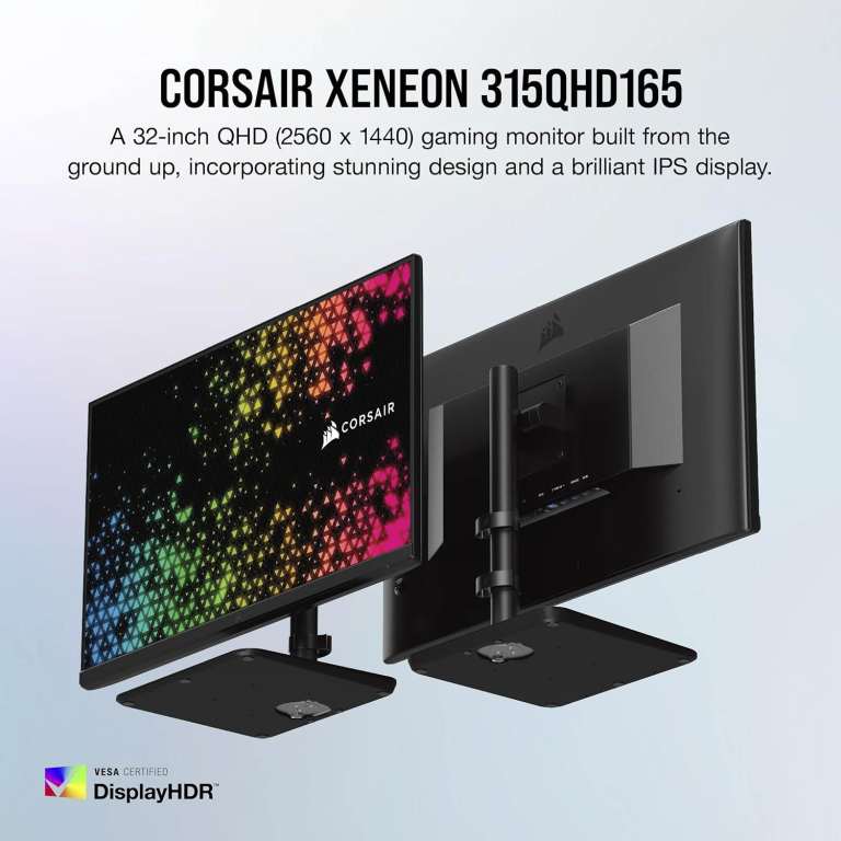 Corsair XENEON 315QHD165 32-Inch QHD IPS Gaming Monitor